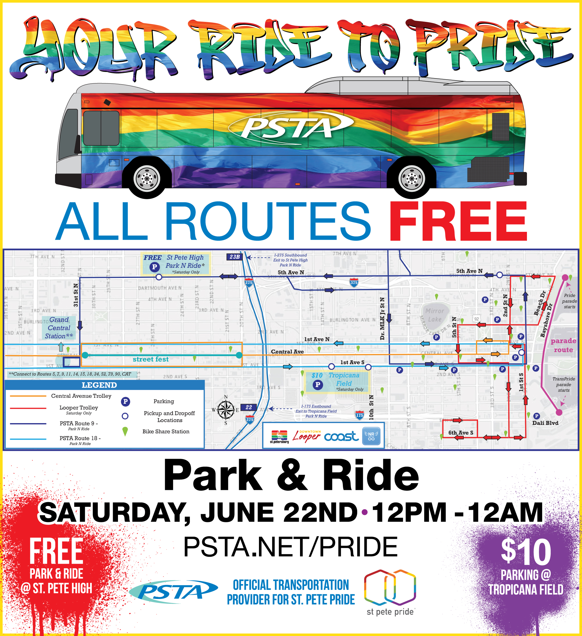 PSTA Pride Map 2019