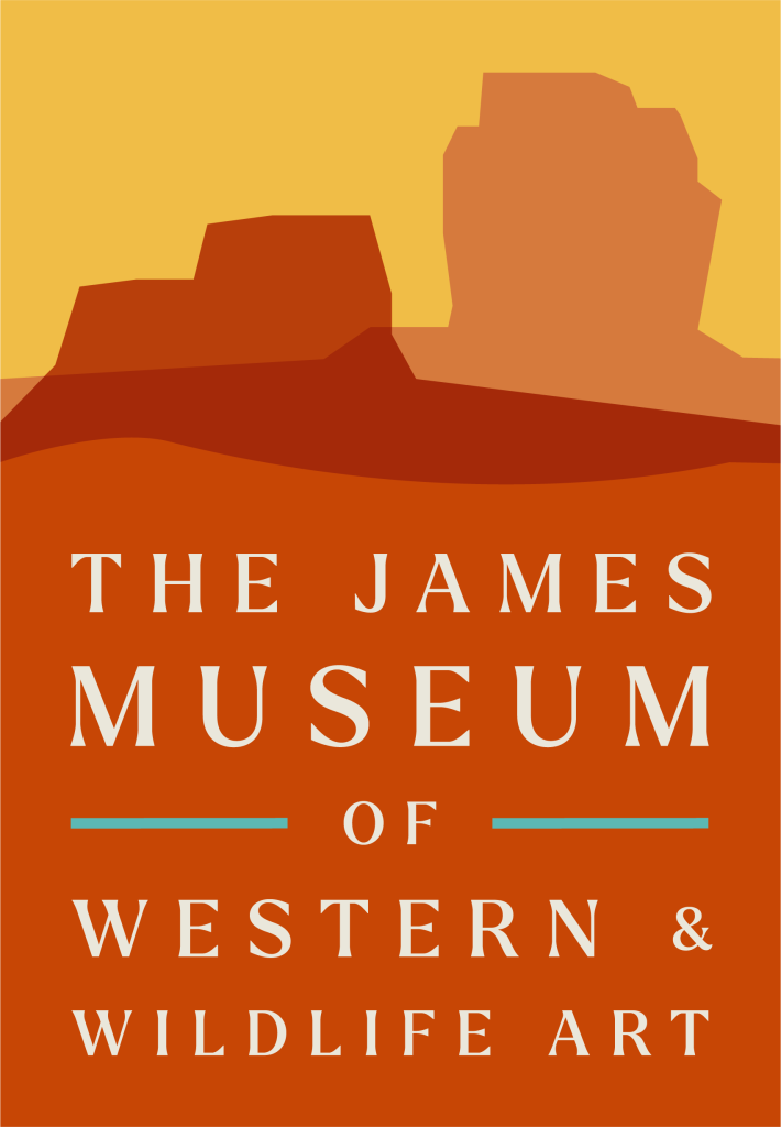 Logo for the James Museum of Western & Wildlife Art